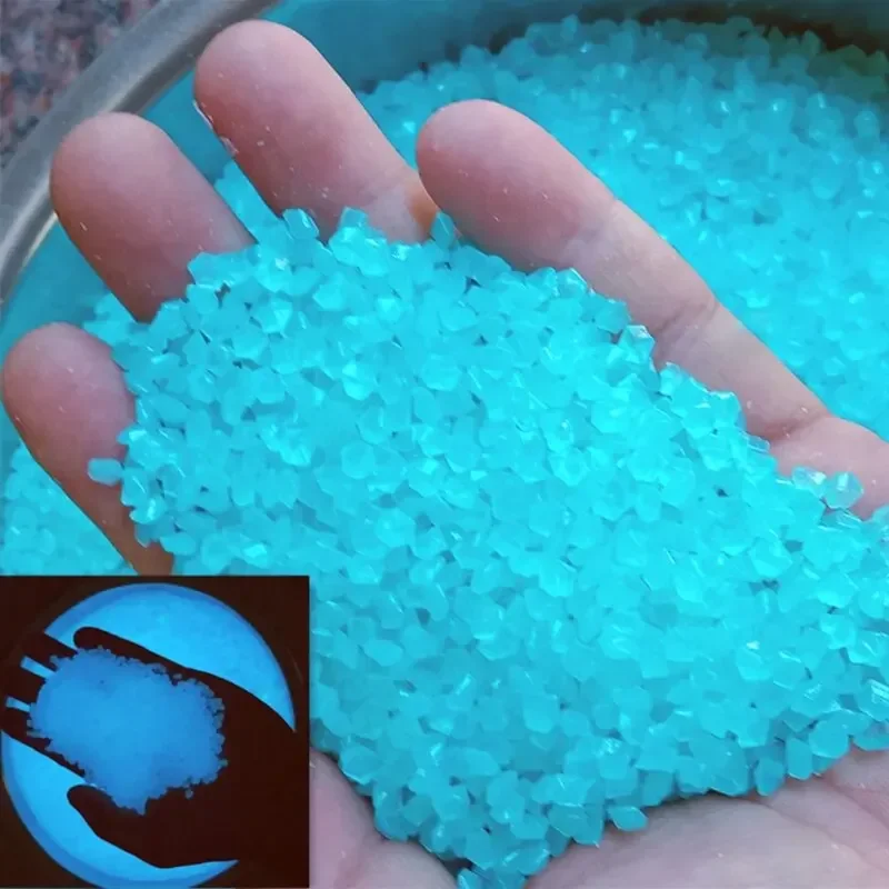 Aquarium Fish House - 1000 Stück 3–5 mm leuchtender Sand,