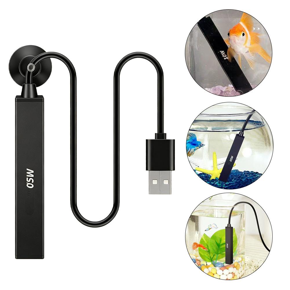 Aquarium Fish House - Mini-USB-Aquariumheizer 5V, automatischer Heizstab mit konstanter