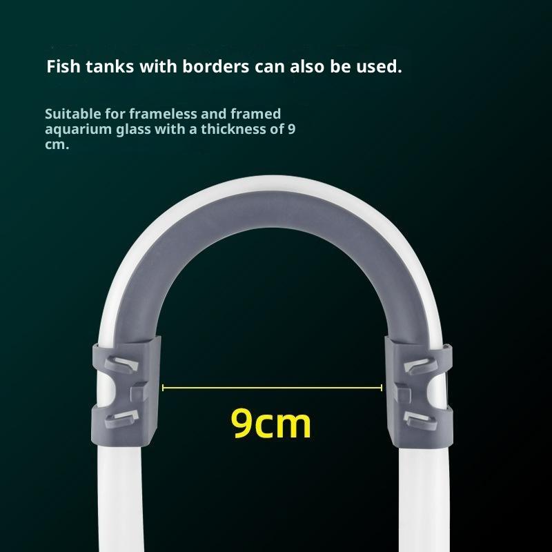 Aquarium Fish Home - Wasserschlauch-Fixierklemme, robuste Rohrmontagehalterung, passend für 6-20mm