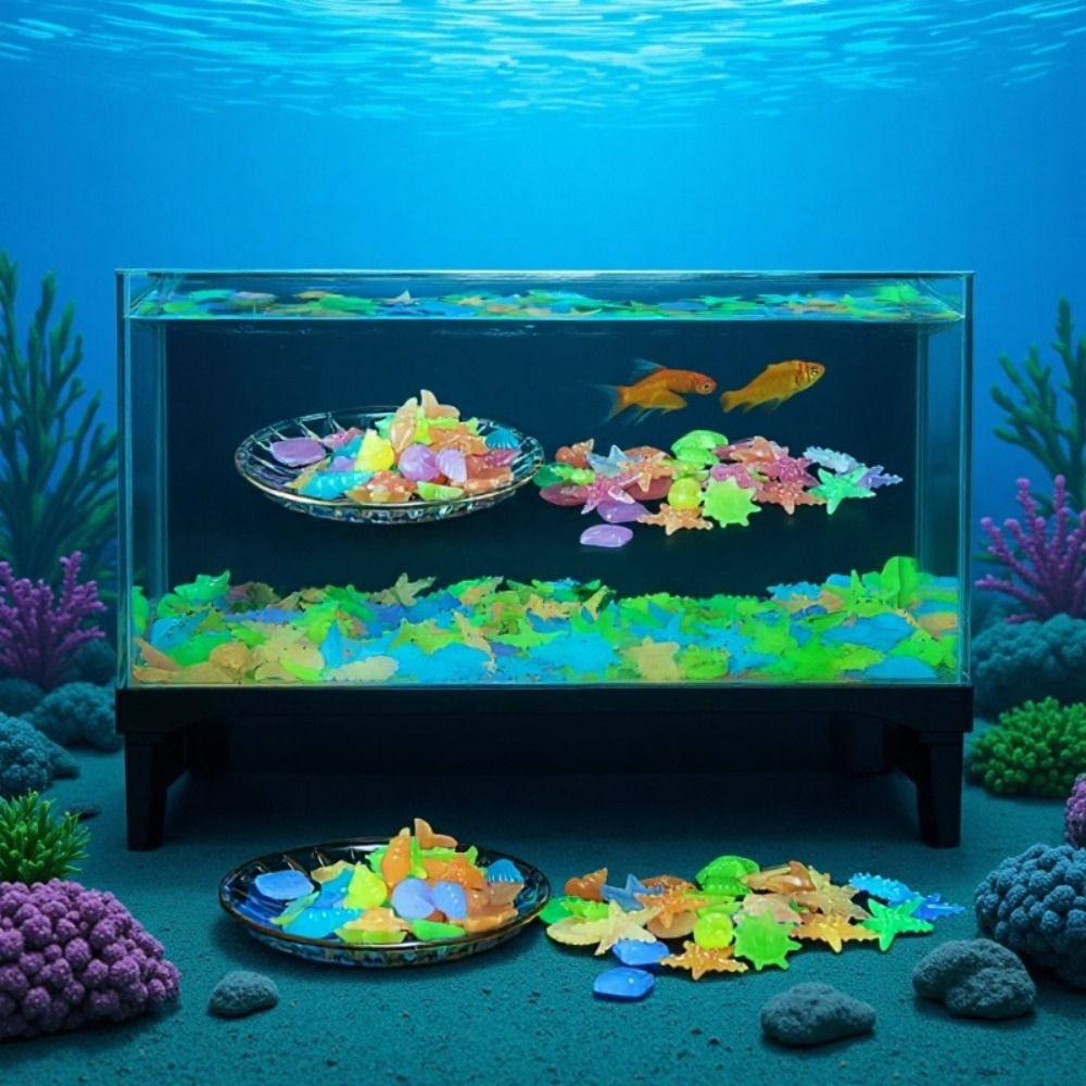 Leuchtende Ozeansteine, fluore – Aquarium Fish Items Bewertung und Preis