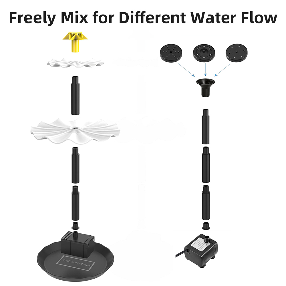 Solar brunnen pumpe für Vogel  – Aquarium Fish House Bewertung und Preis