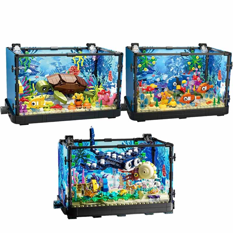 Aquarium-Baustein-Set mit Lich – Aquarium Fish House Bewertung und Preis