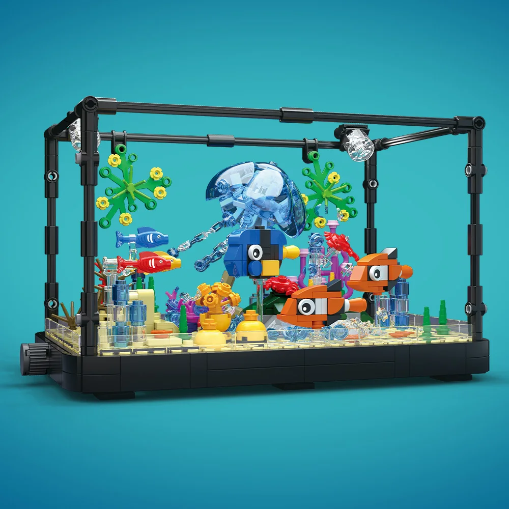 Aquarium-Baustein-Set mit Lich – Aquarium Fish House Bewertung und Preis